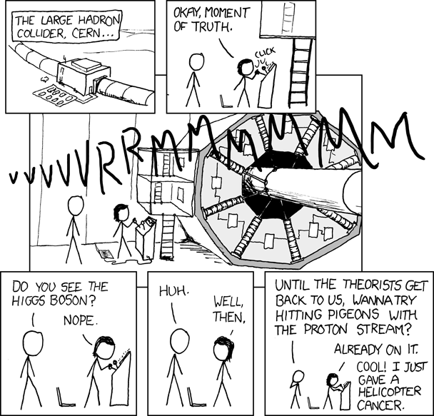 Large Hadron Collider - xkcd.com style