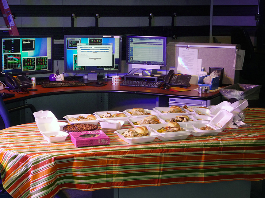 Photo of S2B: Thanksgiving in the Main Control Room 