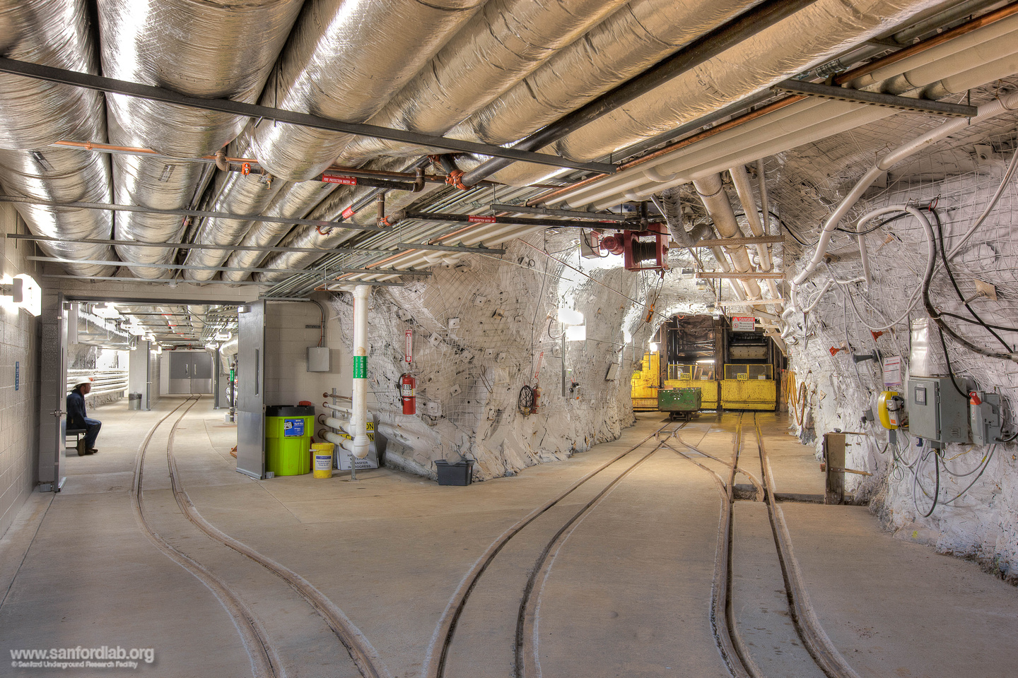 Photo of underground shaft