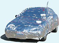 Foiled car