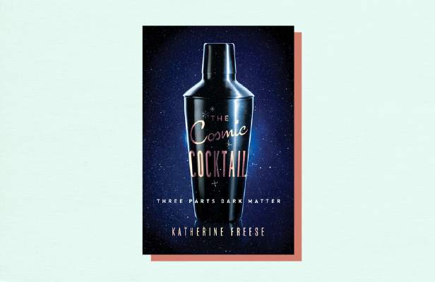 Illustration of book cover "The Cosmic Cocktail" by Kathrine Freese