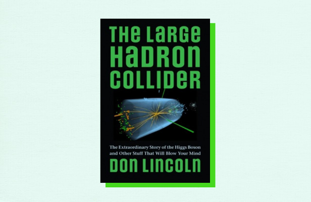Illustration of book cover "The Large Hadron Collider" by Don Lincoln