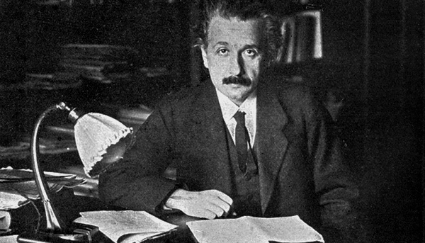 Photo of young Einstein