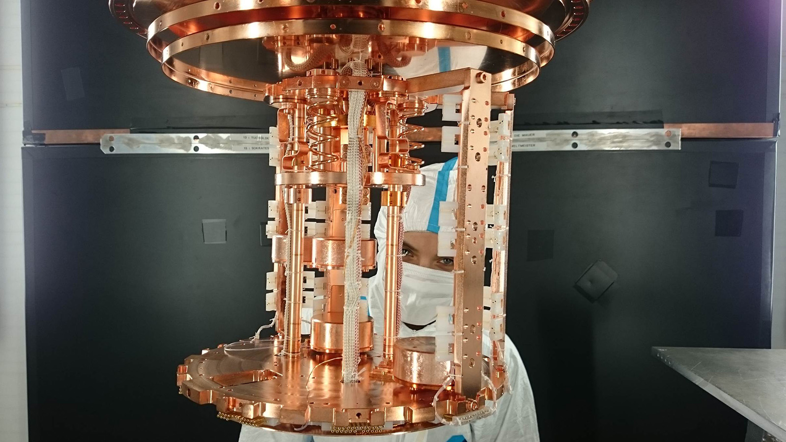 Photo of CRESST detector carousel