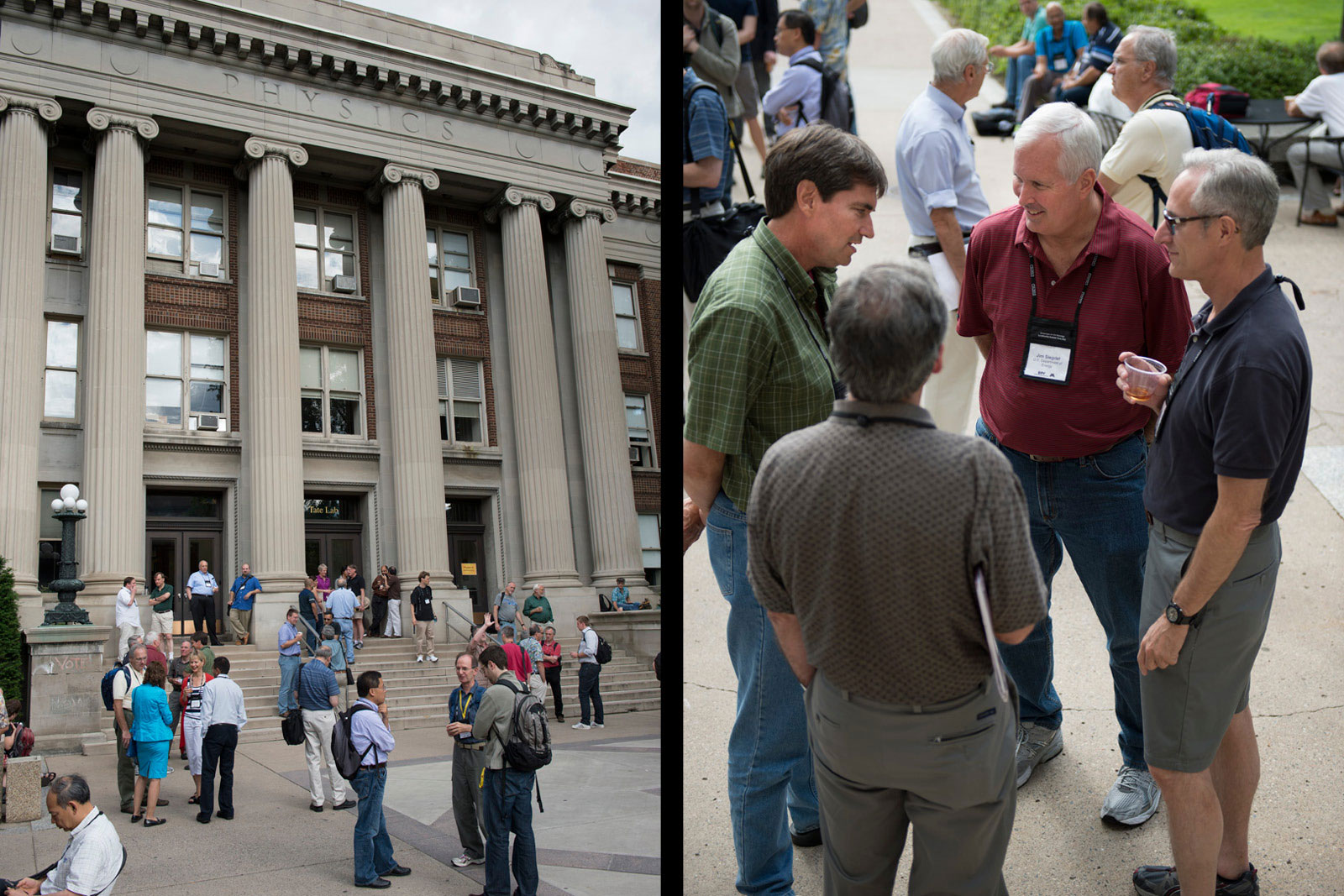 Photo of From large-scale discussions to small informal meetings opportunities for discovery in particle physics were everywhere