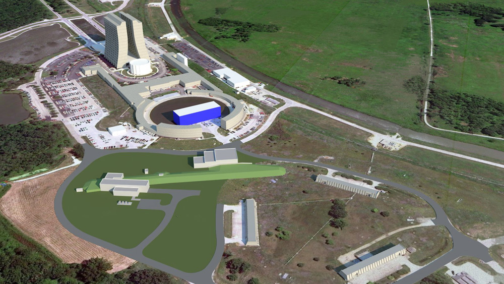 Photo/ illustration of Muon campus rendering