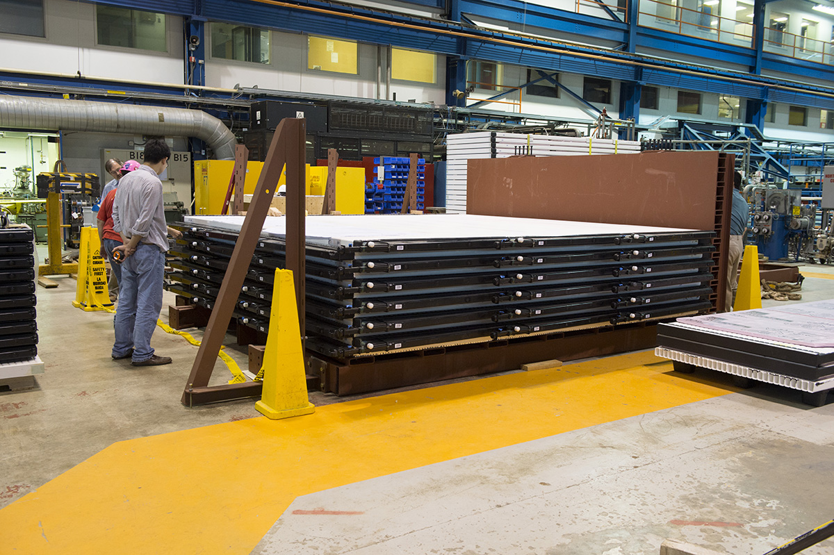 Photo of NOvA block assembly