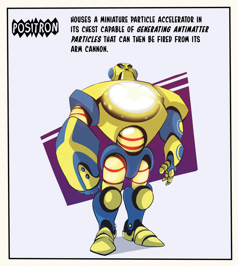 Illustration of Superheroes: Positron