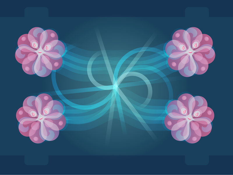 Illustration of WIMPs LHC