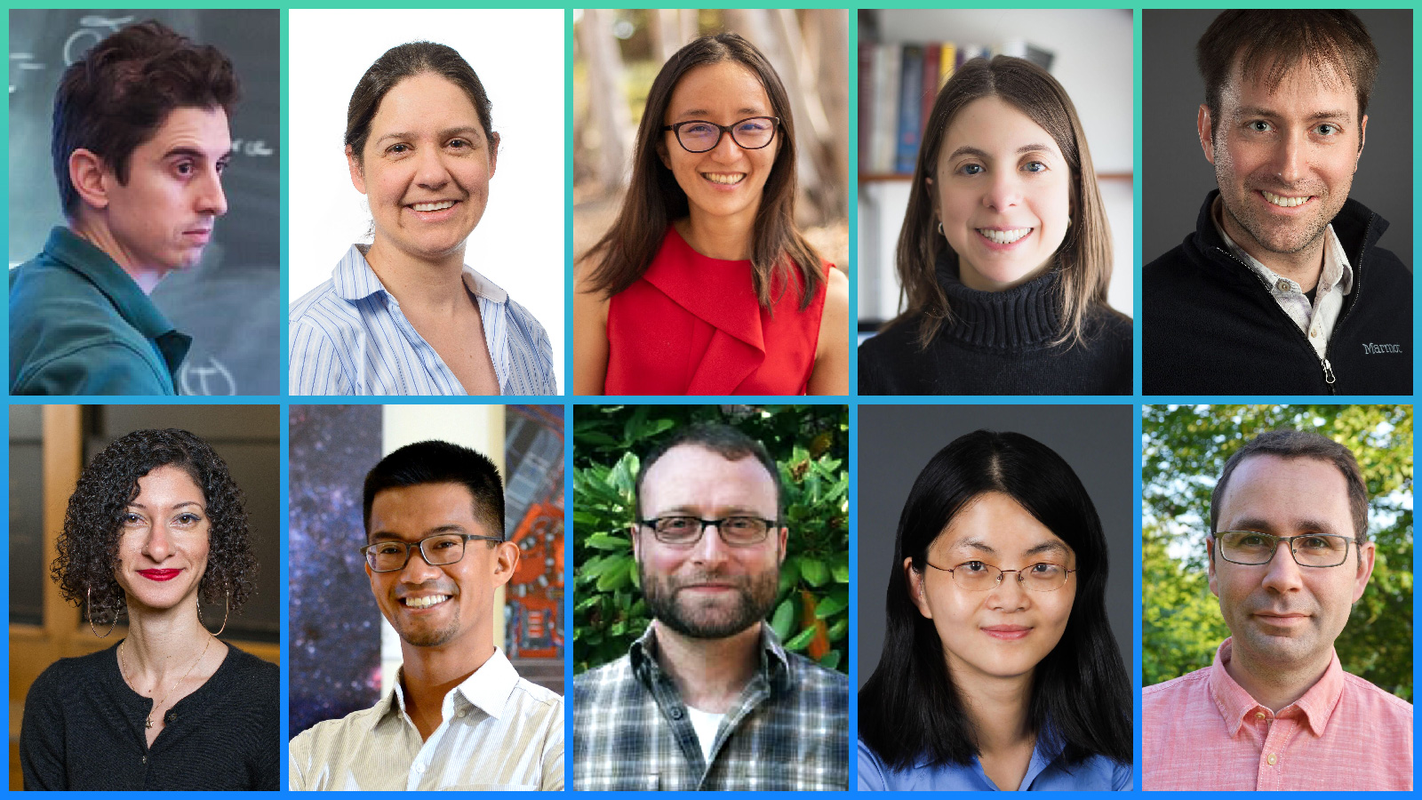 grid of 10 early-career theorists