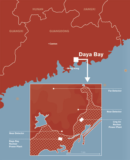 Daya Bay Map