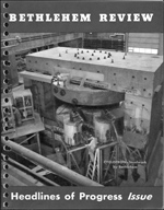 The magnet's completion is the cover story for the Bethlehem Review, a news bulletin for the employees of the Bethlehem Steel Corporation