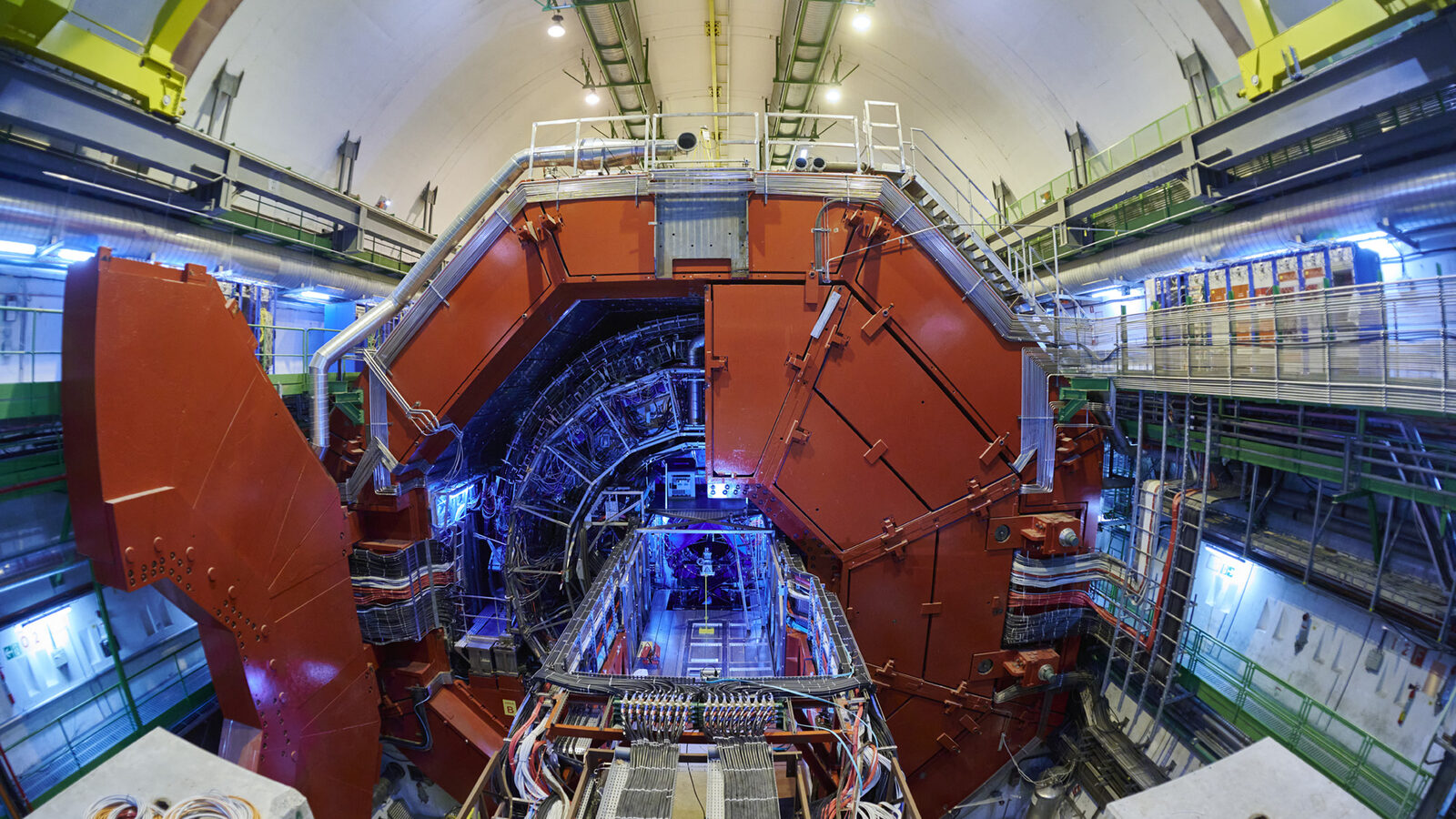 ALICE with one door open