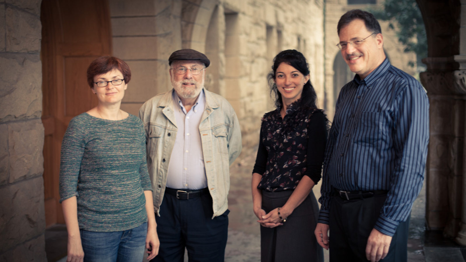 Photo of Natalia Koulinka, Herman Winick, Nadejda Marques and Larry Diamond 