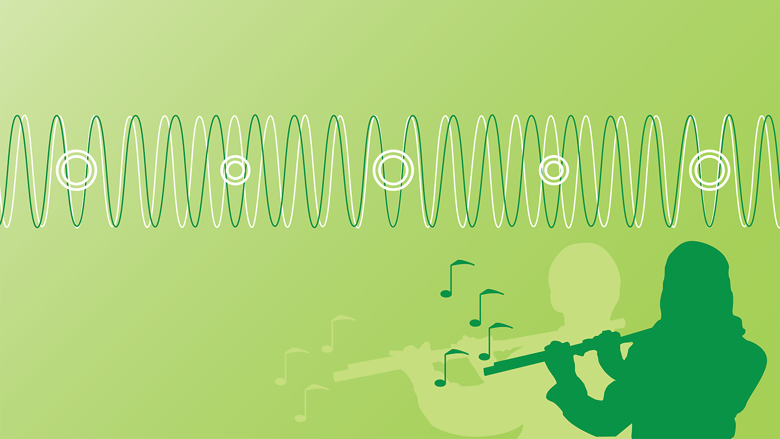 Illustration of two flautists