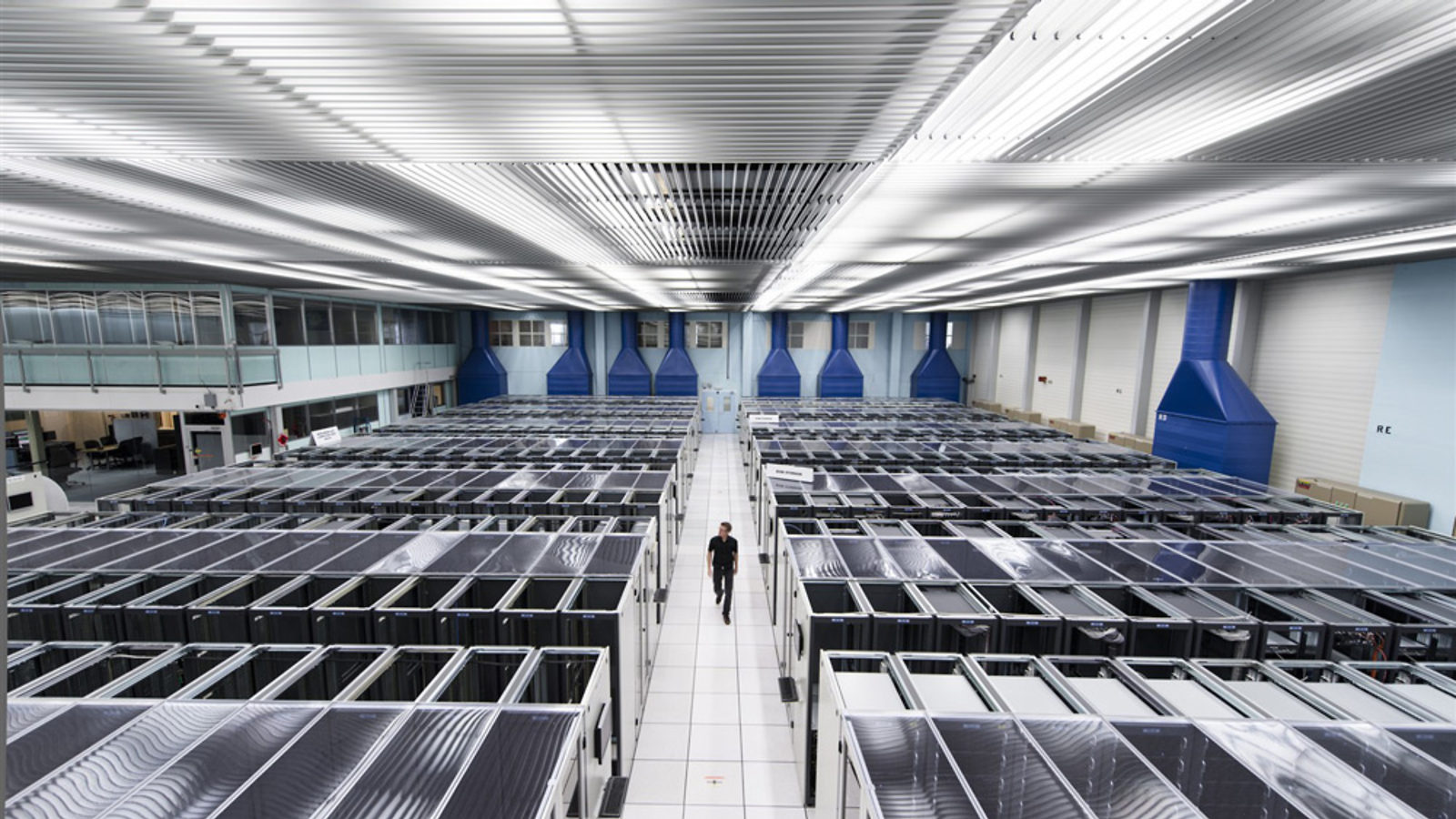 Photo of CERN computer center