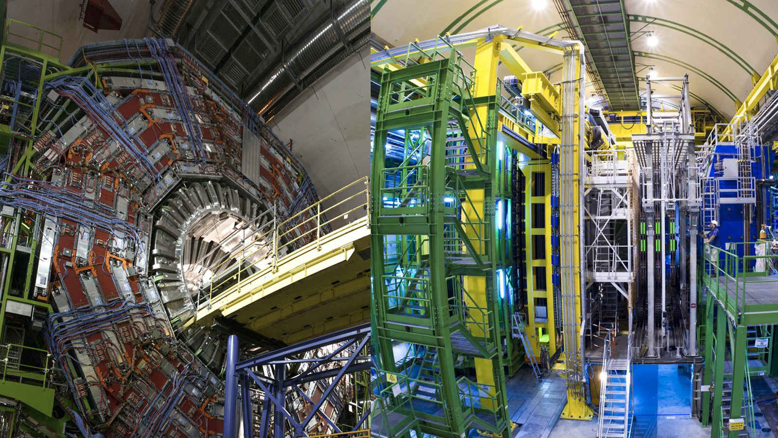 Photo of CMS and LHCb 2