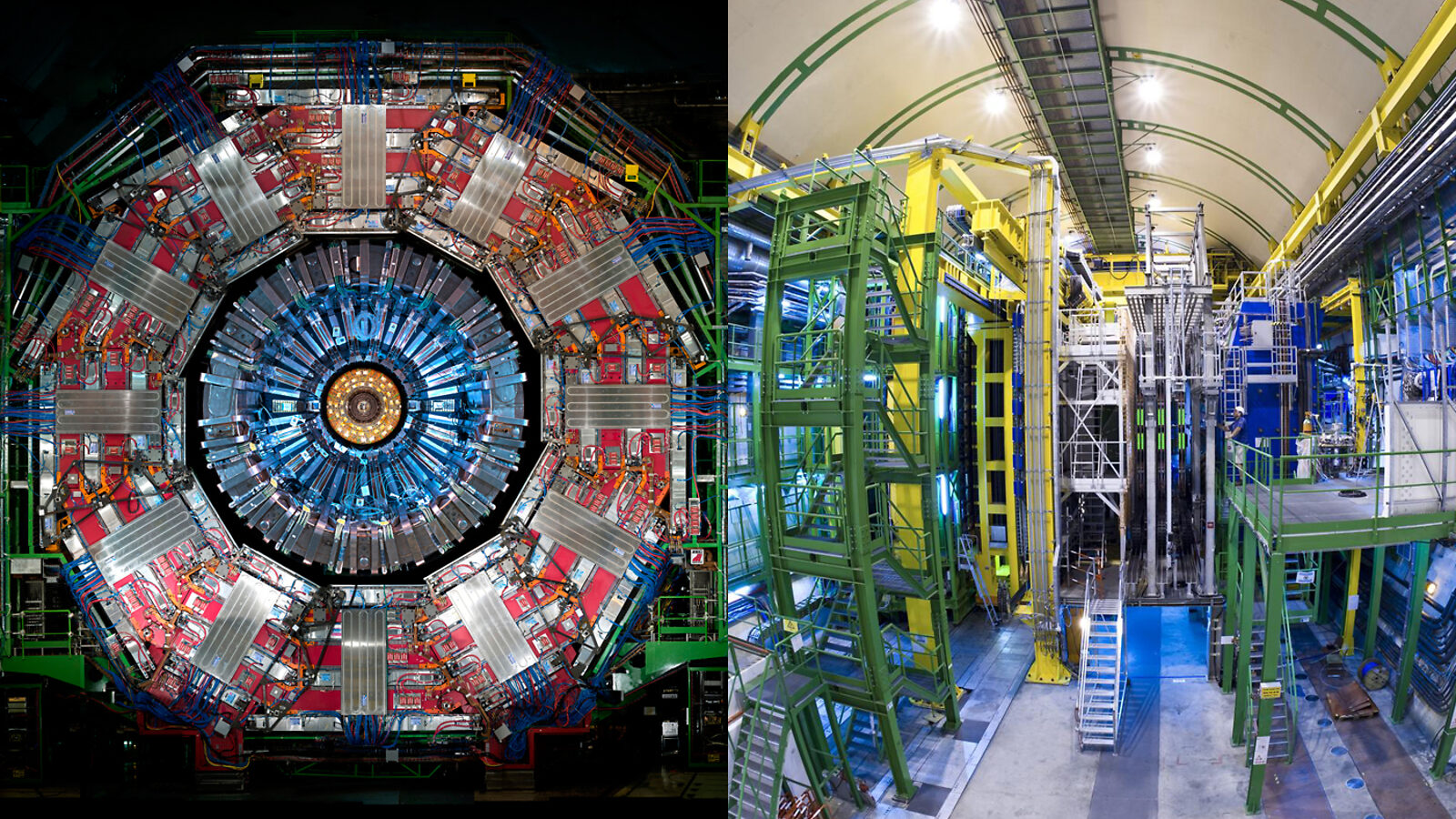 Photo of CMS and LHCb