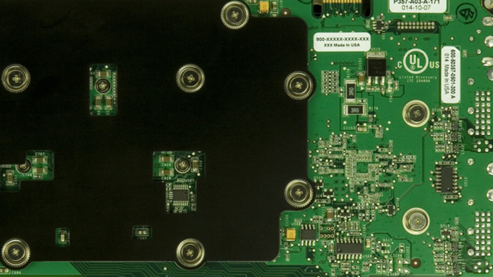 Photo of GPU circuit board