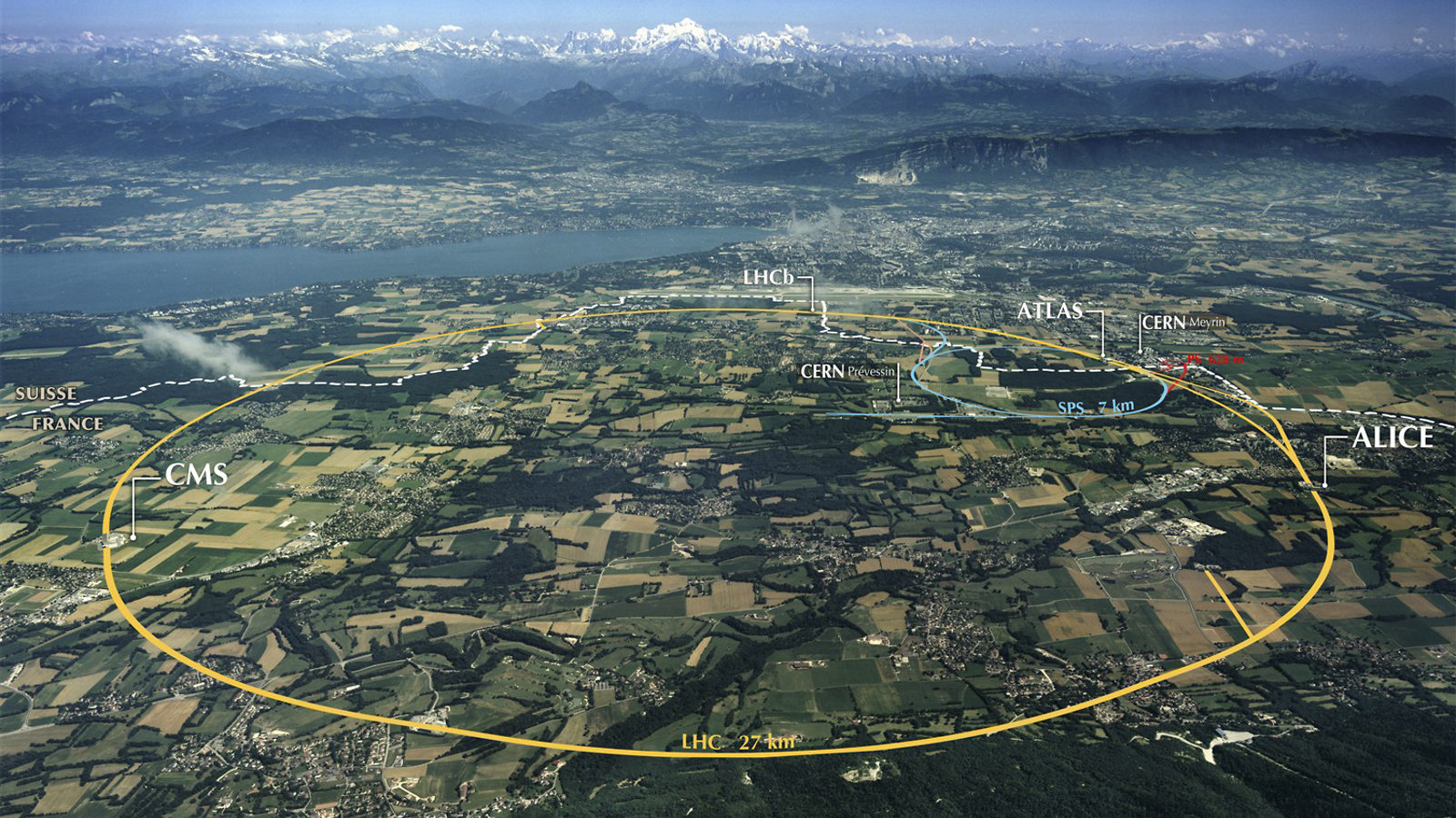 Photo of LHC map