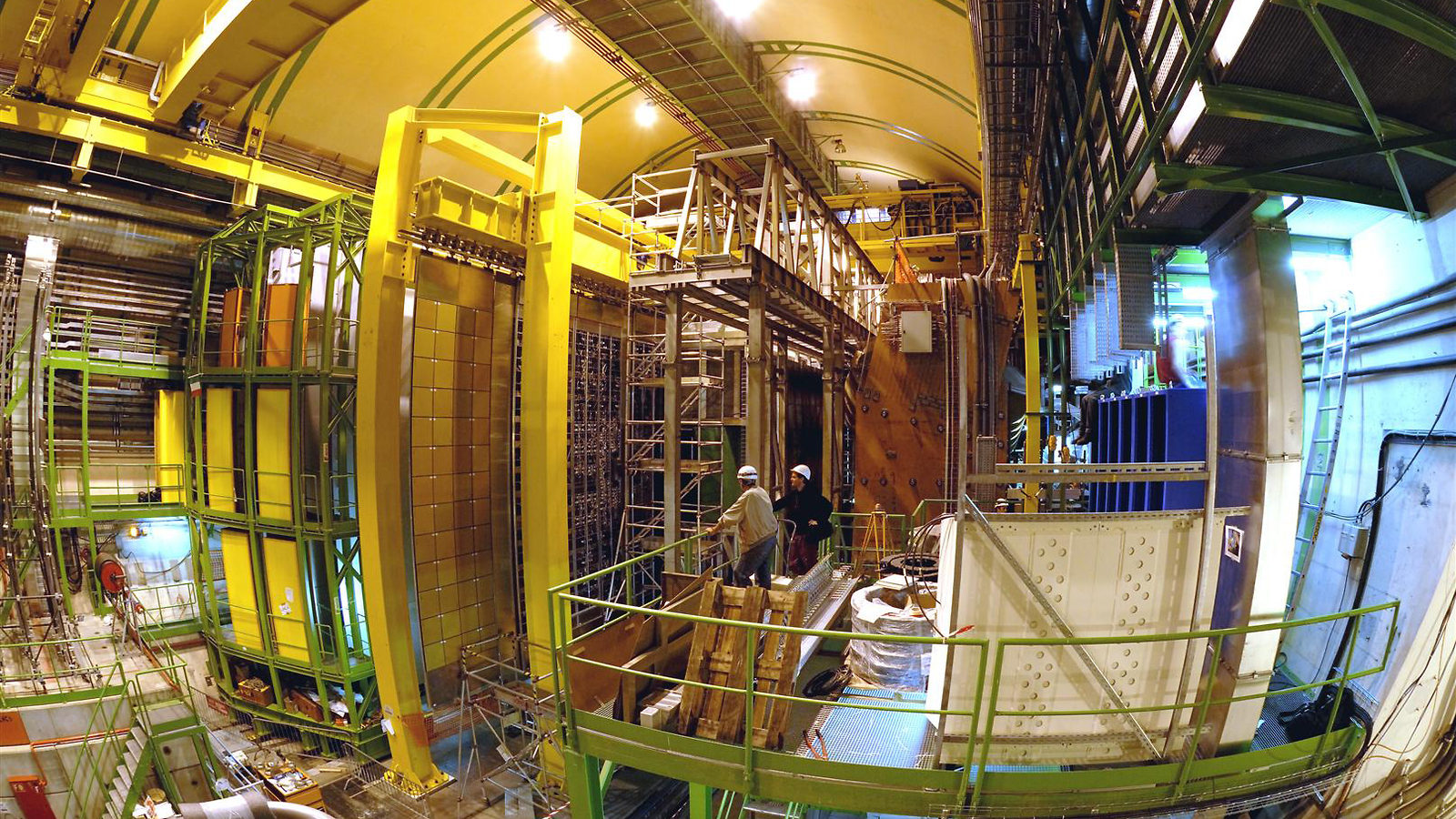 Photo of LHCb detector fisheye