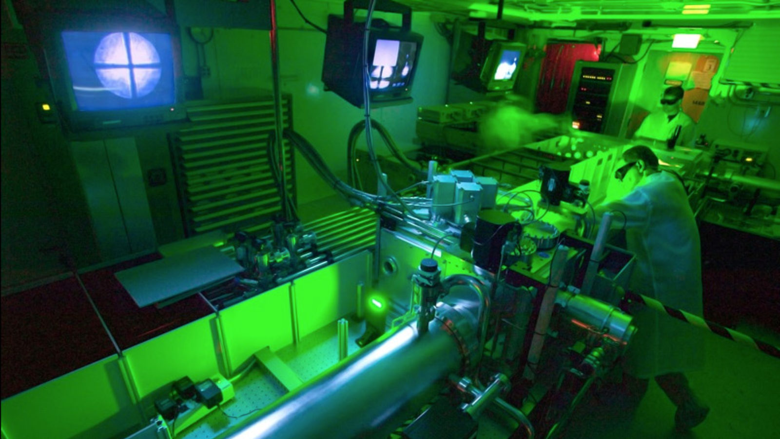 Photo of Leemans' laser lab