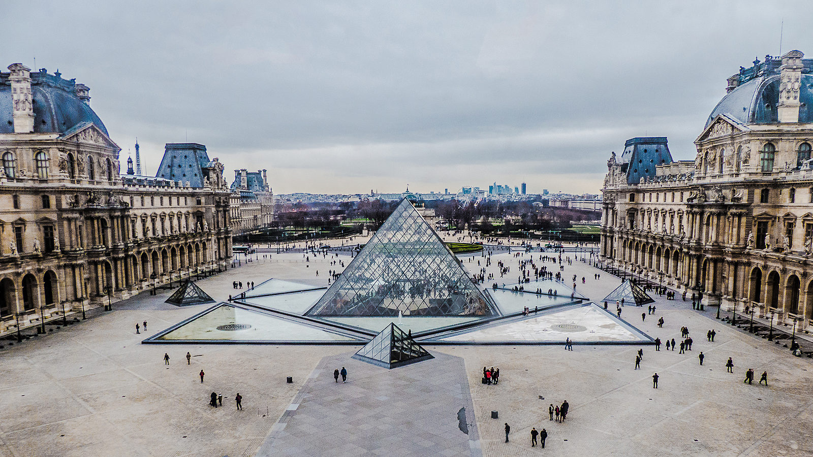 Photo of Louvre pyramid