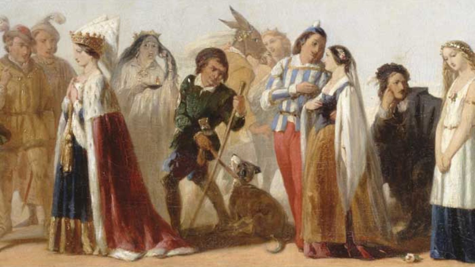 Image of Shakespeare characters