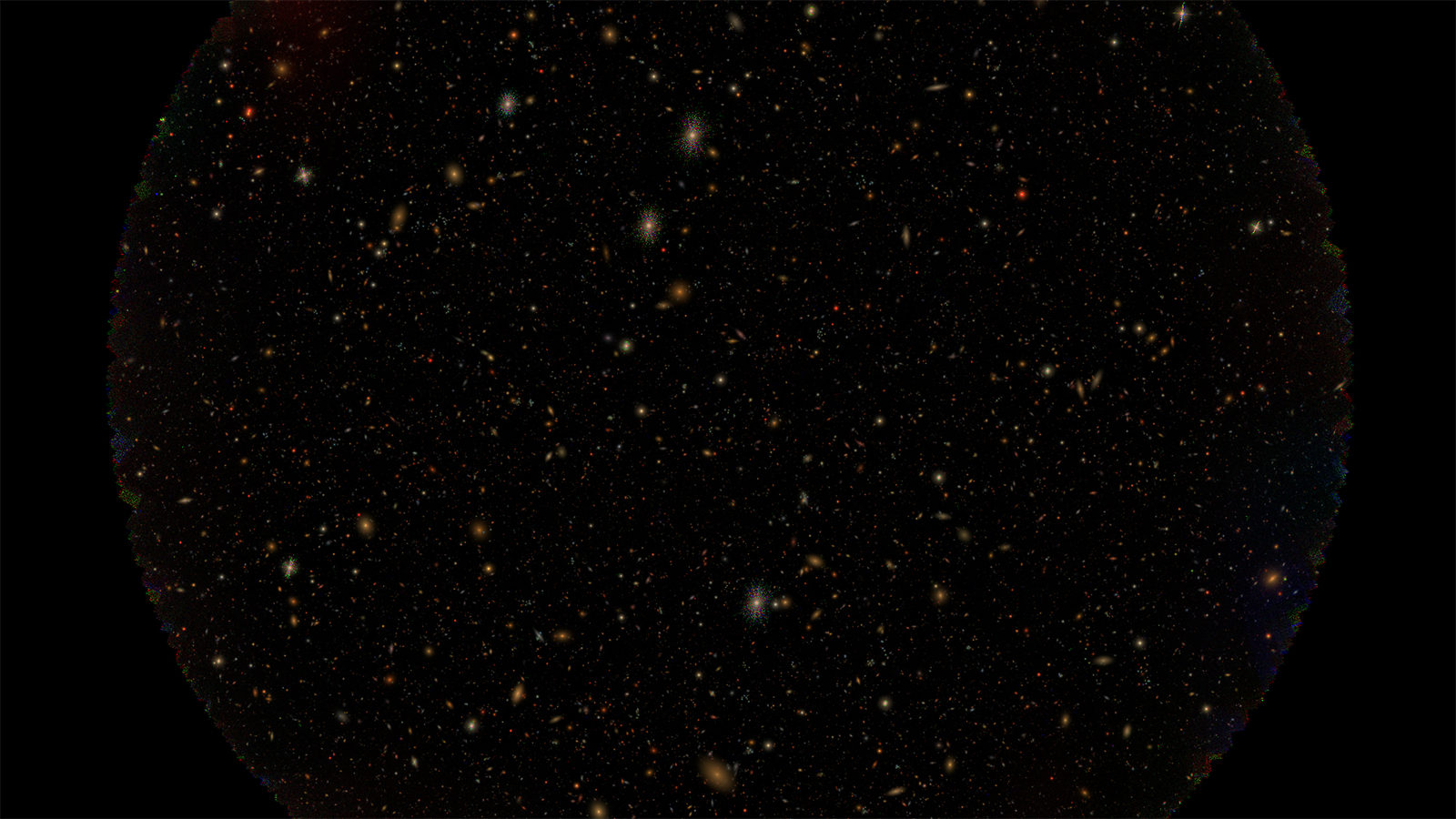 A simulation of stars against a black background