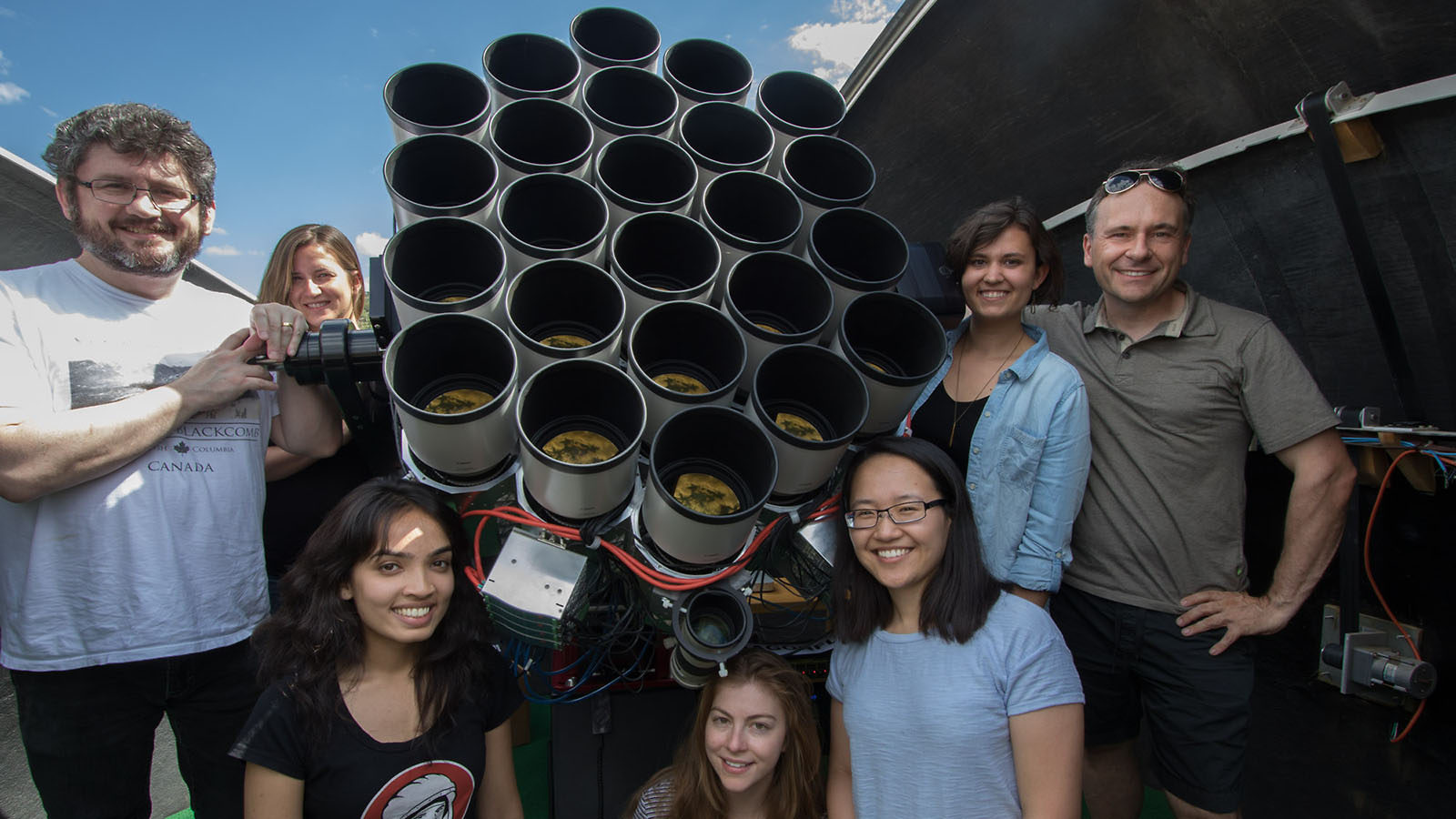 Image of physicists who worked on Dragonfly 44