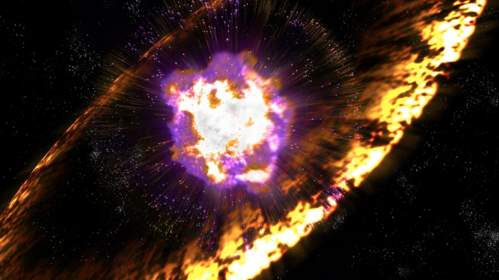 Image of supernova shockwave