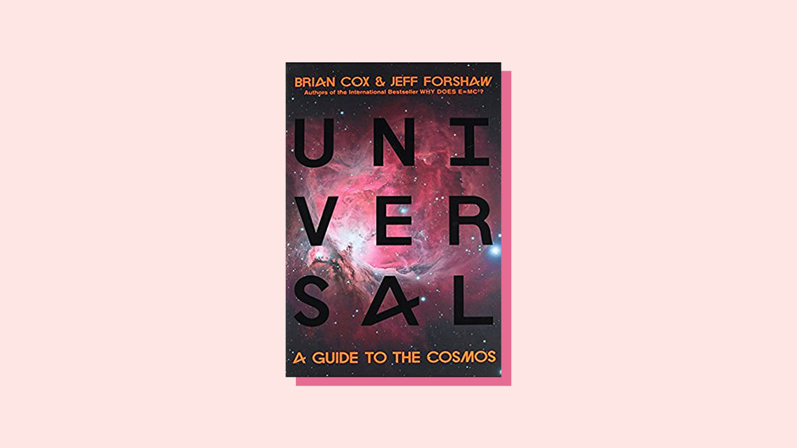 Illustration of book cover Universal: A Guide to the Cosmos, by Brian Cox and Jeff Forshaw