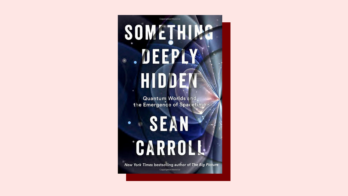 "Something Deeply Hidden" book cover by Sean Carroll