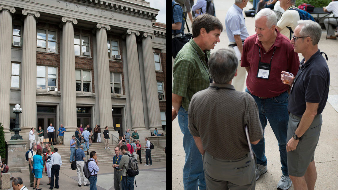 Photo of From large-scale discussions to small informal meetings opportunities for discovery in particle physics were everywhere