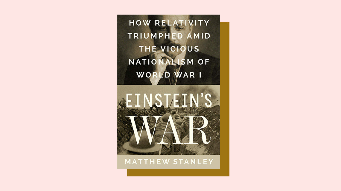 "Einstein’s War" book cover by Matthew Stanley