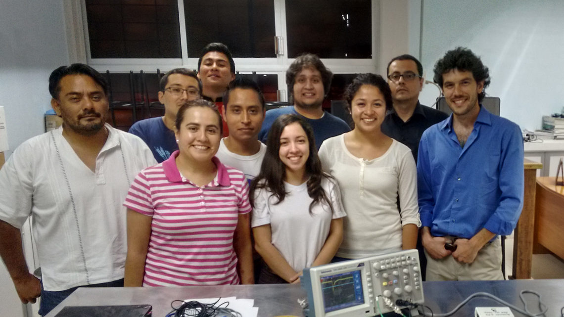 Students from the Universidad Autónoma de Chiapas in Mexico