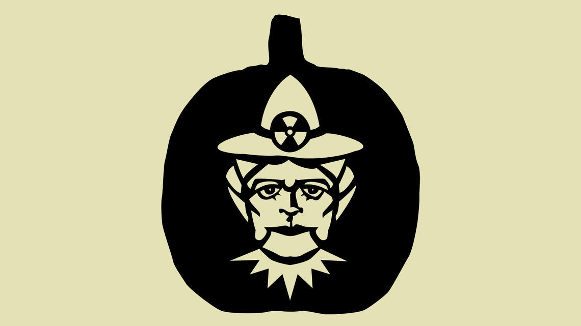 Illustration of Scary Curie Pumpkin