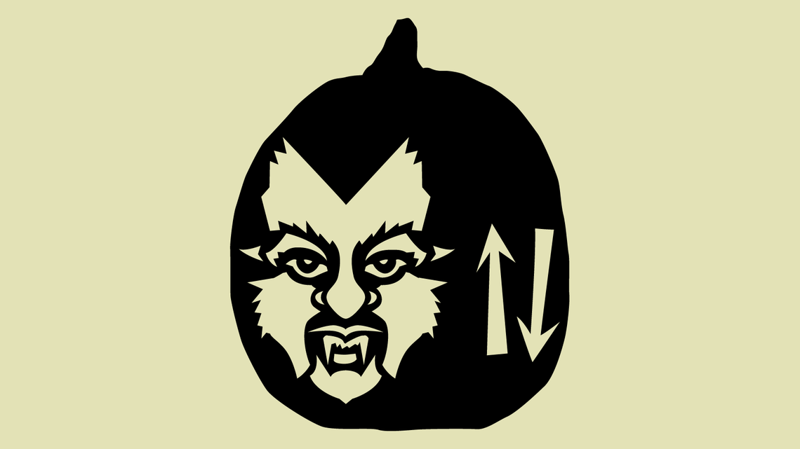 Illustration of Werewolfgang Pauli Pumpkin