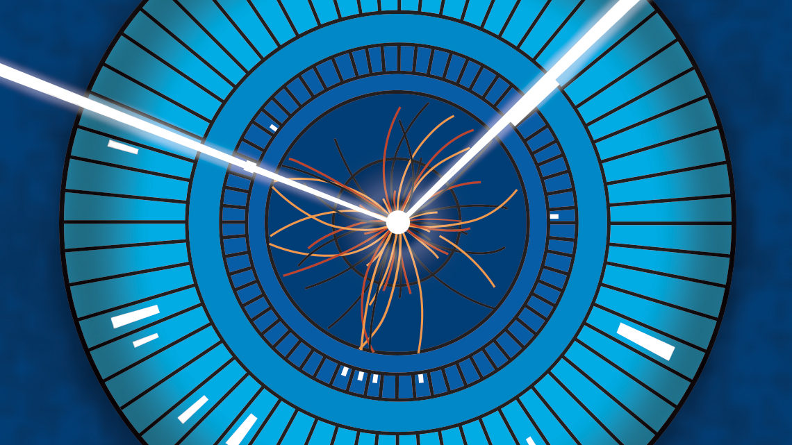 Illustration of Higgs boson, Gamma rays played a key role in the discovery of the Higgs boson
