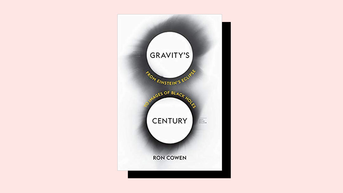"Gravity’s Century" book cover by Ron Cowen