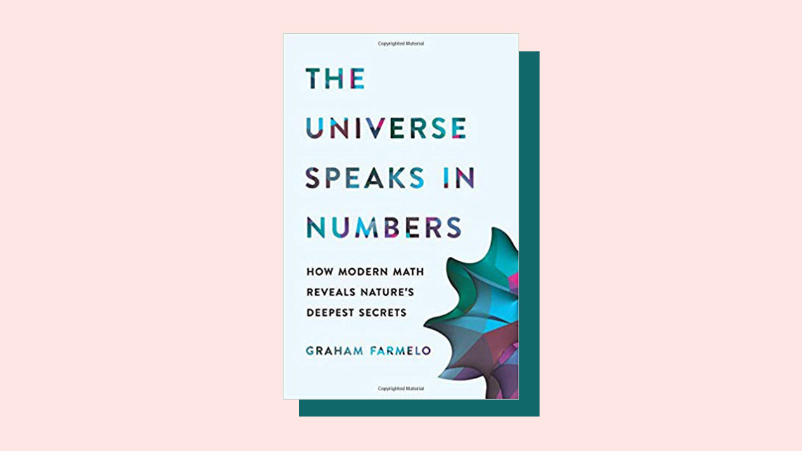 "The Universe Speaks In Numbers" book cover by Graham Farmelo
