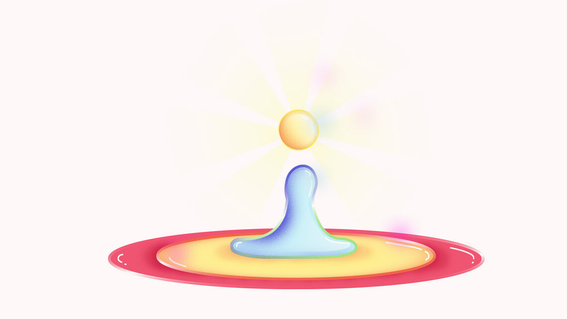 Illustration of a ripple