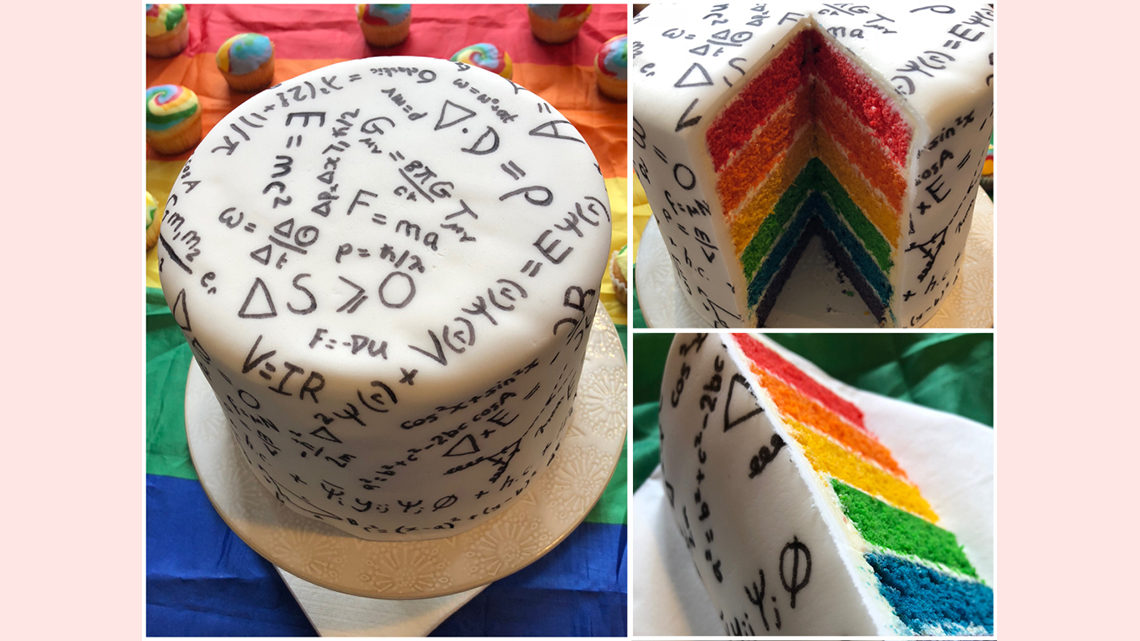 LGBTQ Stem Day cake