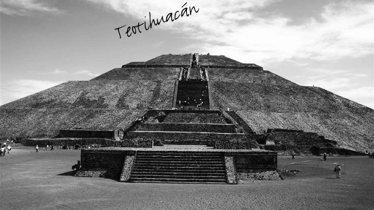 The pyramid at Teotihuacan