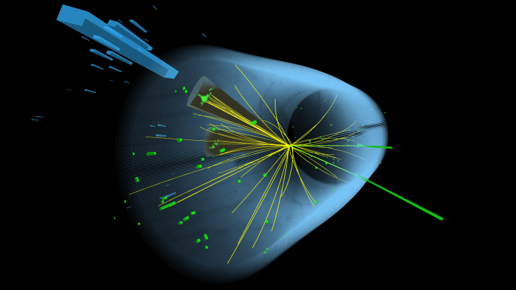 Particle collision visualization