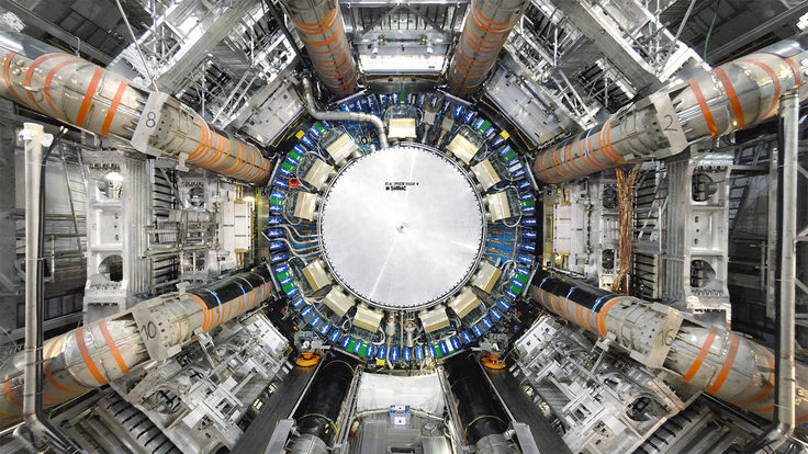 Image of ATLAS detector 2007