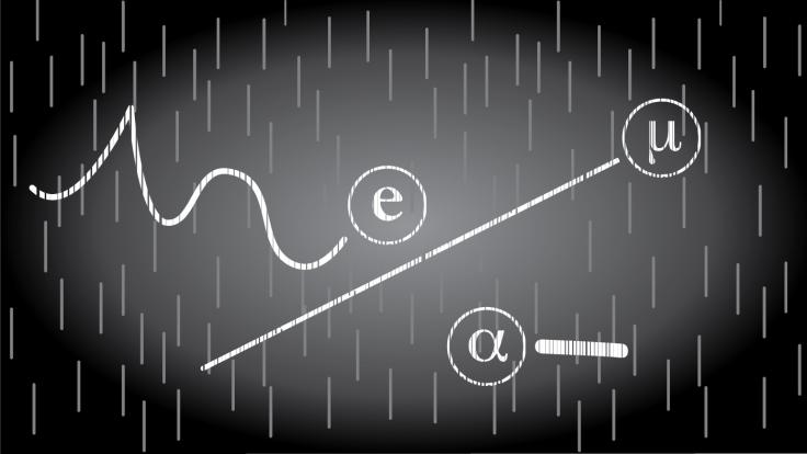 Illustration of Cloud Chamber Particles