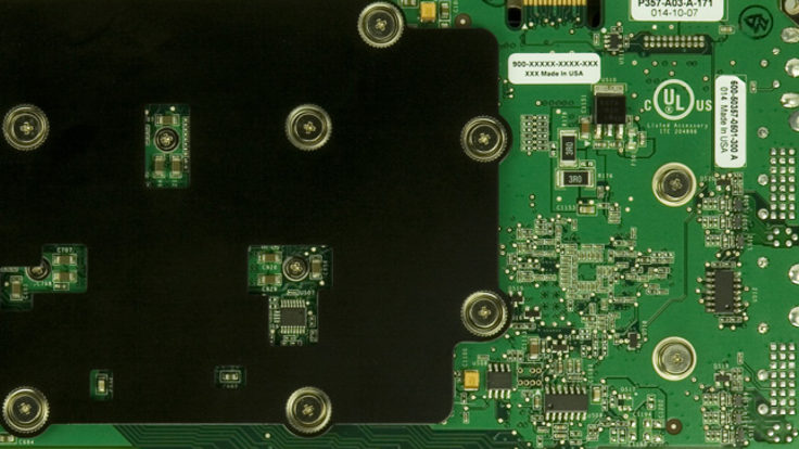 Photo of GPU circuit board