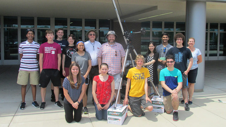 Group photo of students and teachers involved in QuarkNet