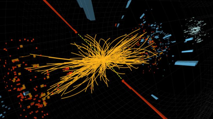 Image of CMS Higgs collision